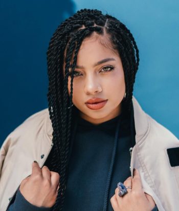 Kiana Ledé Brown, known professionally as Kiana Ledé, is an American singer, songwriter, actress and pianist currently based in Los Angeles, California